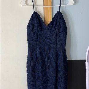 Navy blue dress